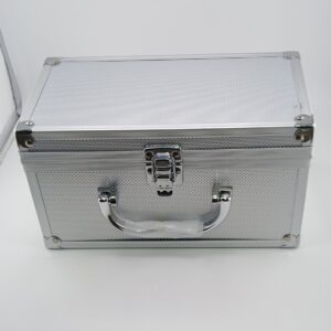 Slabbed Coin Storage Case, Aluminum edges, with 3D printed insert, Holds 27 Slabs