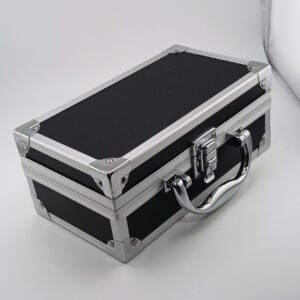1000000113 Aluminum Trim Slabbed Coin Case, Portable Storage & Display, Holds 15 Slabs
