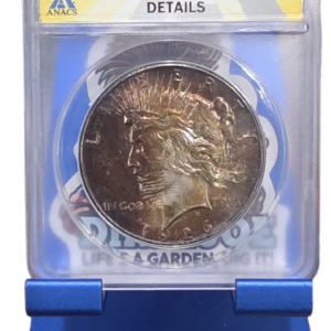 1926 Peace Dollar - ANACS MS60 Details (Cleaned, Retoned)