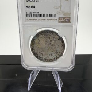 1880-S Morgan Silver Dollar NGC MS64