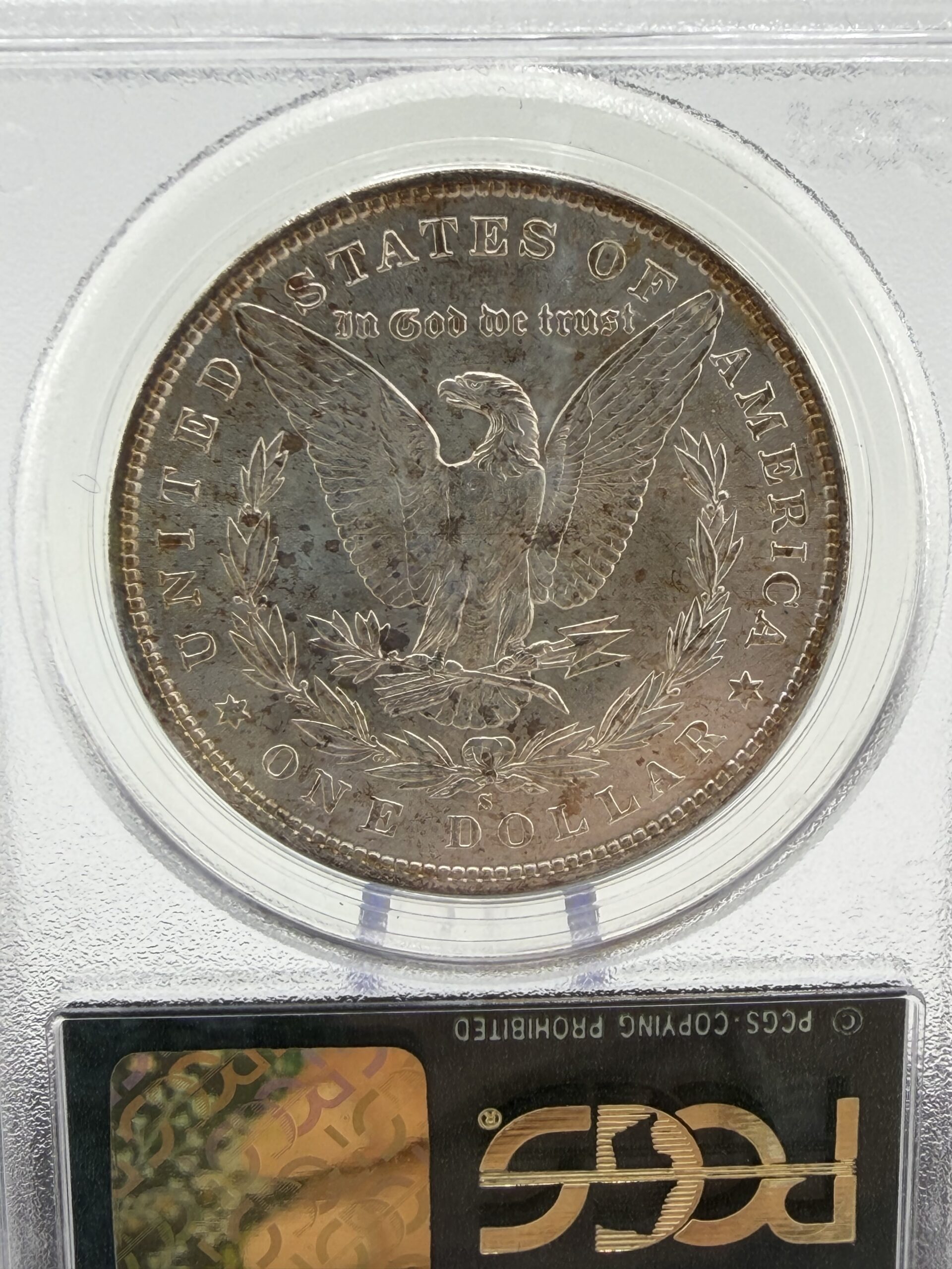 1881-S Morgan Silver Dollar PCGS MS61 – Toned Original Surfaces - Image 3