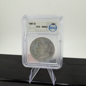 1881-O Morgan Silver Dollar ICG MS63 – Certified U.S. Silver Dollar