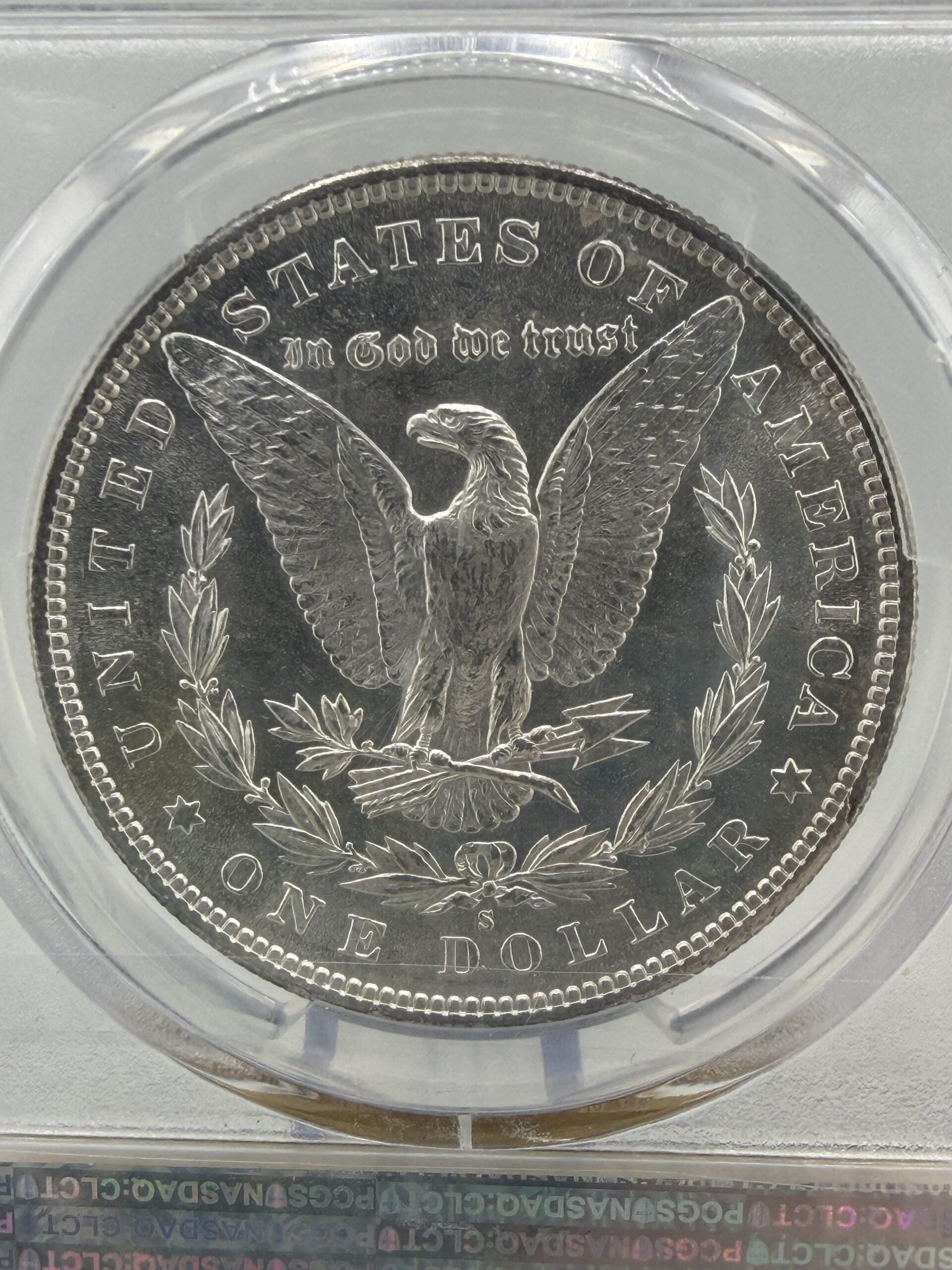 1880-S Morgan Silver Dollar PCGS MS64 – Certified Morgan Dollar, Strong Strike - Image 4