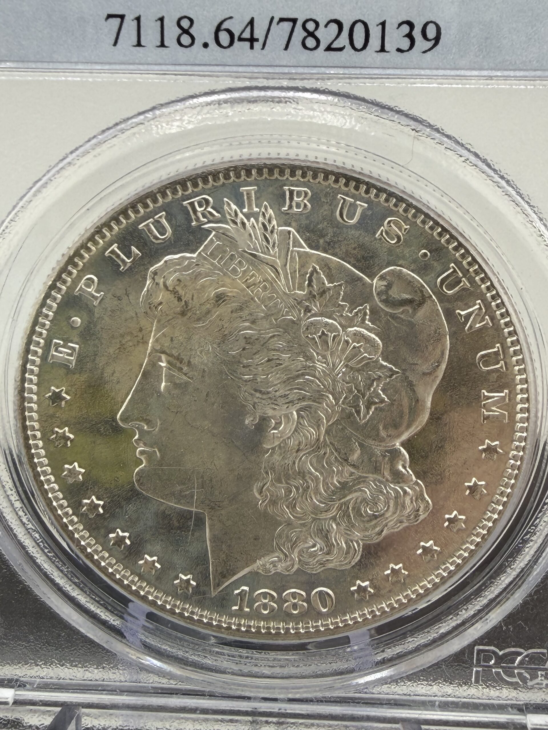 1880-S Morgan Silver Dollar PCGS MS64 – Certified Choice BU Morgan - Image 2