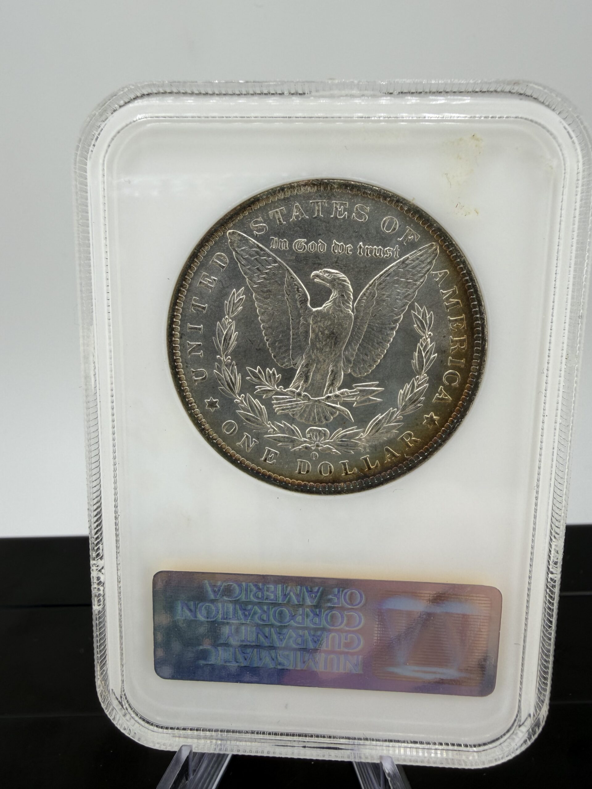 1883-O Morgan Silver Dollar NGC MS63 – Attractive Toning - Image 3