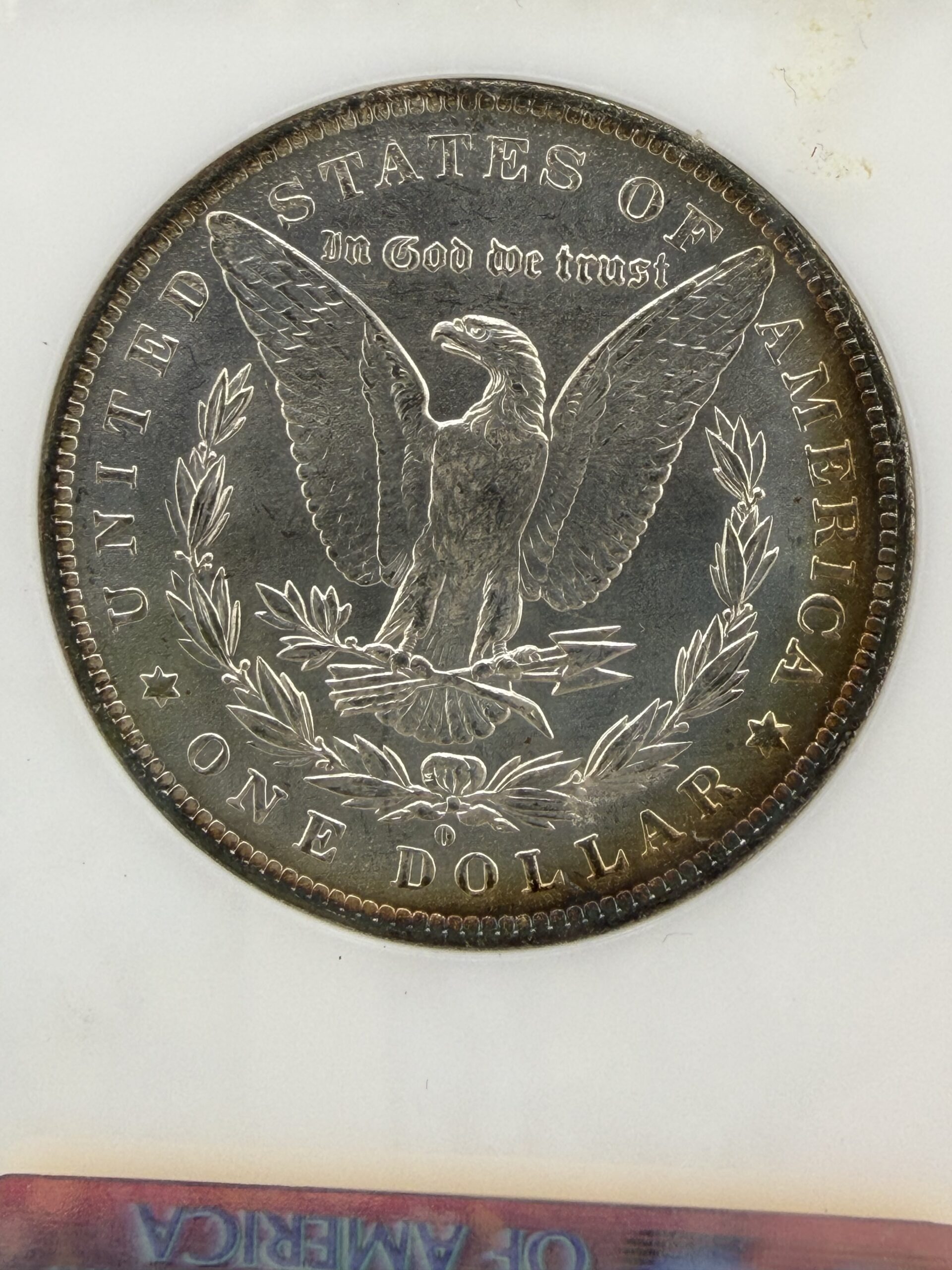 1883-O Morgan Silver Dollar NGC MS63 – Attractive Toning - Image 4